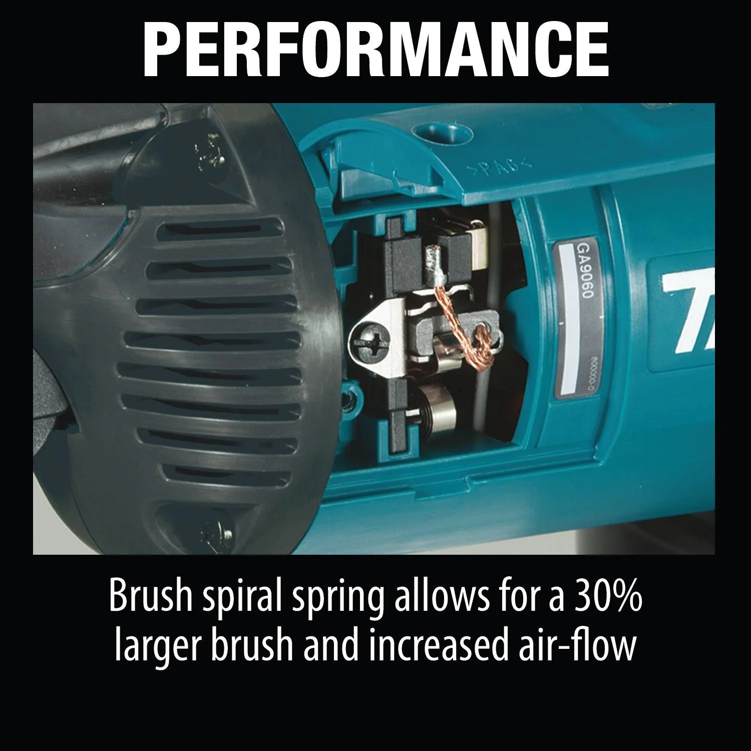 Makita GA7060 - 7" Angle Grinder, 15 AMP, 8,500 RPM, 5/8"-11, lock-off, lock-on - Image 5