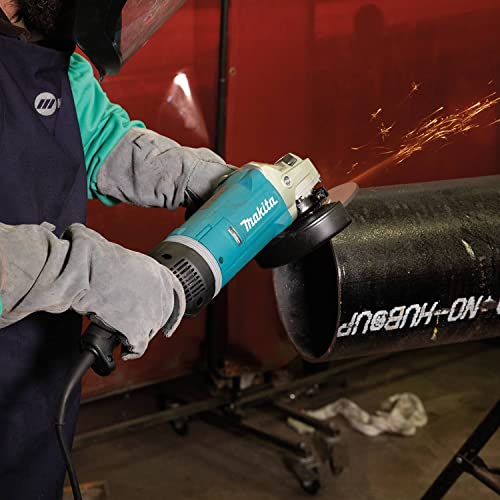 Makita GA7080 7" Angle Grinder, with Rotatable Handle and Lock-On Switch - Image 7