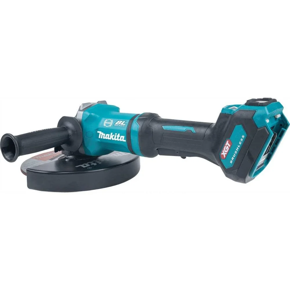 Makita GAG10Z 40 Max XGT Brushless Lithium-Ion 9 in. Cordless Paddle Switch Angle Grinder with Electric Brake and AWS (Bare Tool) - Image 5