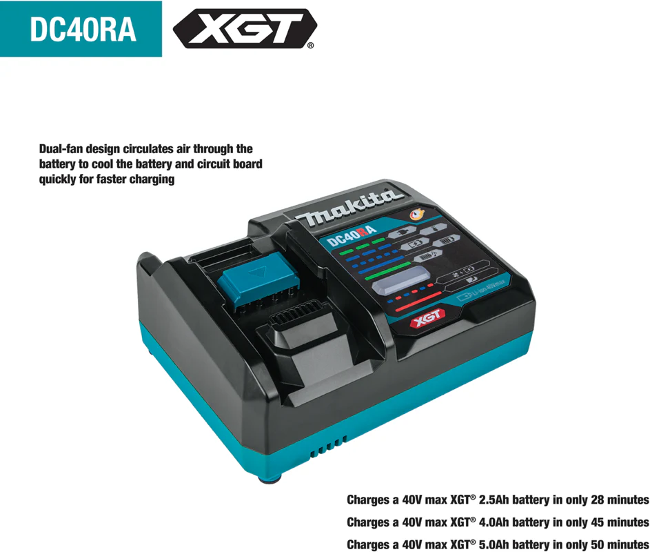 Makita (GAU01T) 40V MAX XGT Brushless Cordless 10" Pole Saw Kit, 8' Length (5.0Ah) - Image 6