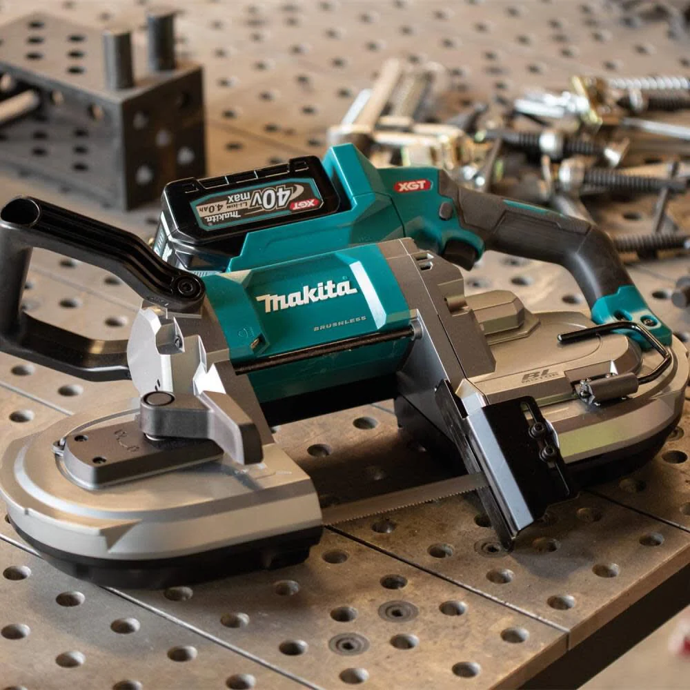 Makita GBP01M1 40V Max XGT Brushless Cordless Deep Cut Portable Band Saw Combo Kit (4.0Ah) - Image 11