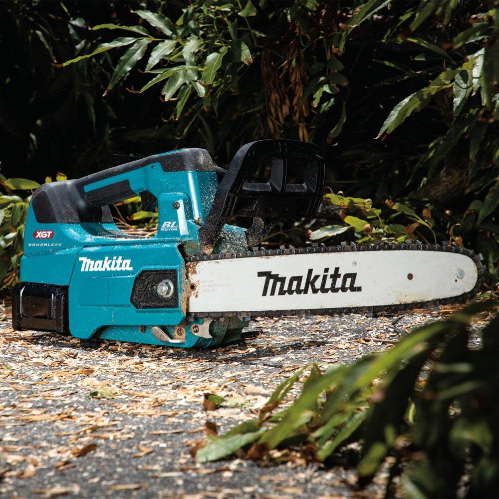 Makita GCU02M1 40V Max XGT Brushless Cordless 14 In. Top Handle Chain Saw Kit - Image 7