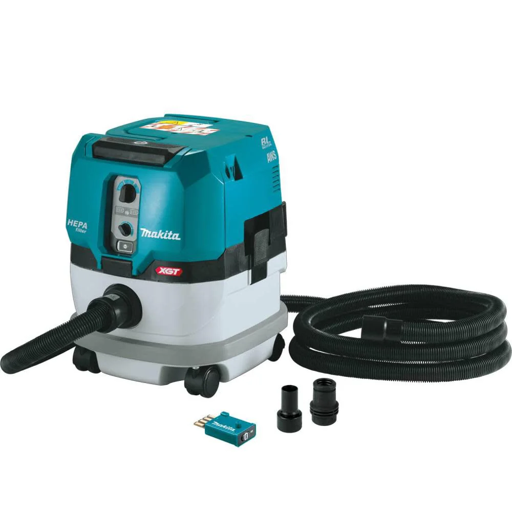 Makita (GCV02PMU) 40V max XGT 2.1 Gallon HEPA Filter Dry Dust Extractor Kit AWS - Image 2