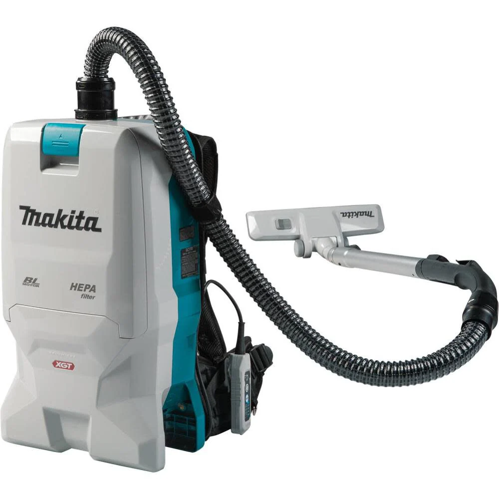 Makita GCV08PM 40V MAX XGT 6 Quart HEPA Filter Backpack Dry Vacuum Brushless Cordless Kit - Image 2