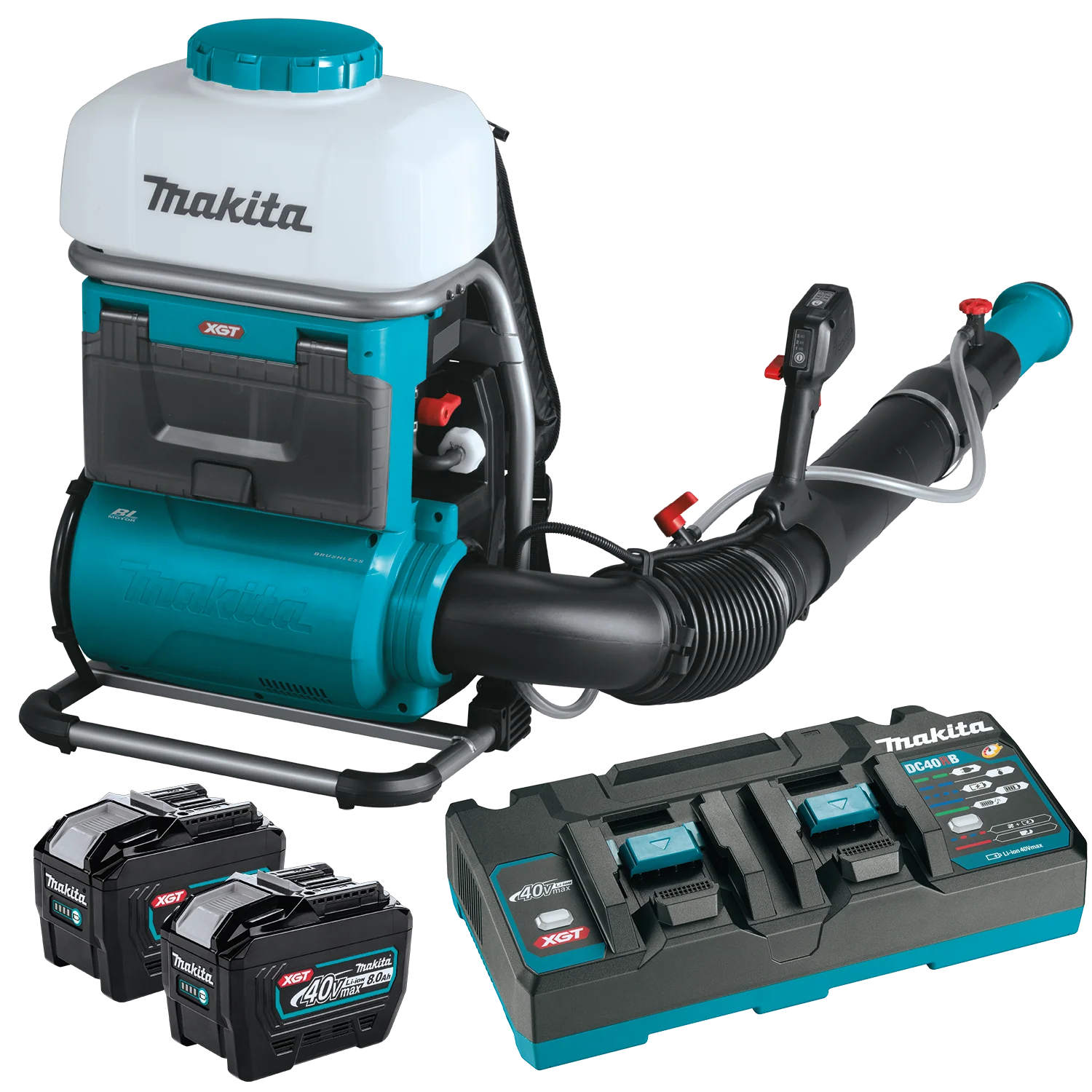 Makita GMP01PL 40V max XGT Brushless 4 Gallon Backpack Mist Blower Kit (8.0 Ah)