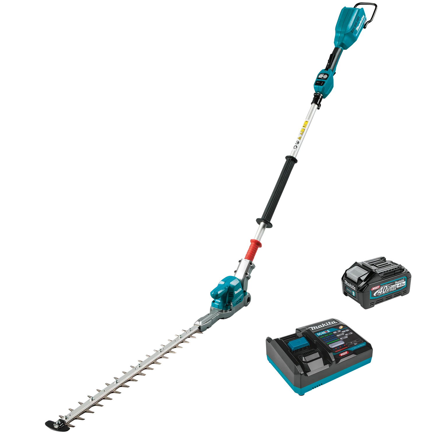 Makita GNU01M1 40V max XGT Brushless Cordless 24" Articulating Pole Hedge Trimmer Kit (4.0Ah)