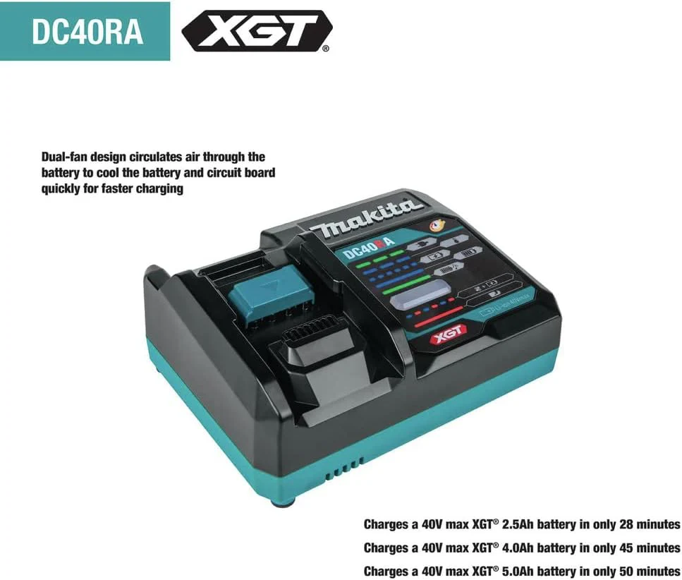 Makita GRJ02M1 40V Max Xgt Brushless Cordless Avt Orbital Recipro Saw Kit (4.0Ah) - Image 8