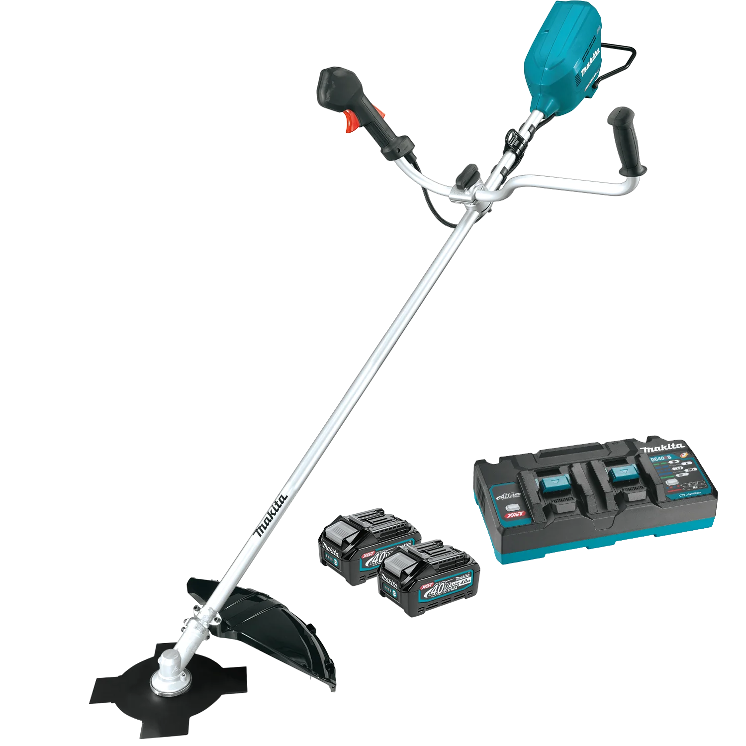 Makita GRU05PM 80V max (40V max X2) XGT Brushless Cordless Brush Cutter Kit (4.0Ah)