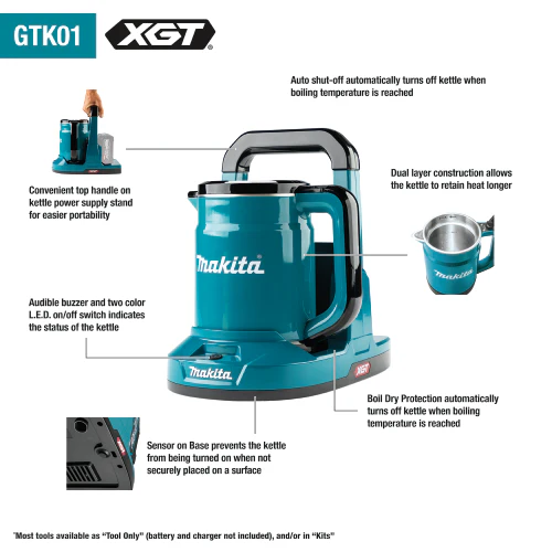 Makita GSH05Z 40V Max XGT 6-1/2 In. Circular Saw, AWS Capable Cordless (Bare Tool) & FREE Makita GTK01Z - Image 5