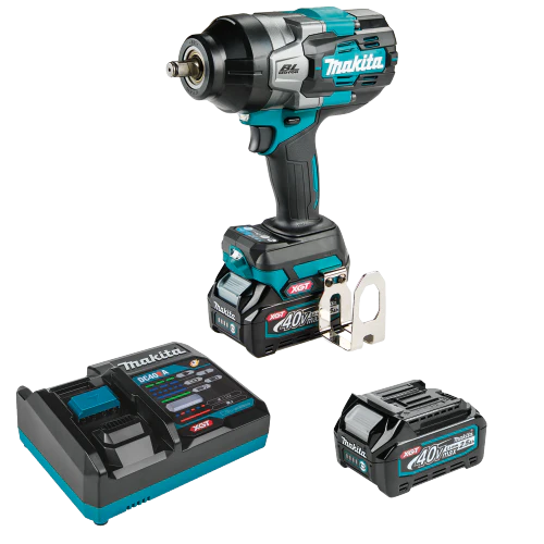 Makita GWT03D 40V max XGT Brushless Cordless 4‑Speed High‑Torque 1/2" Sq. Drive Impact Wrench Kit w/ Detent Anvil (2.5Ah)