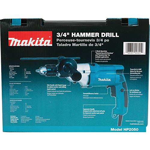 Makita (HP2050) 3/4" Hammer Drill - Image 6