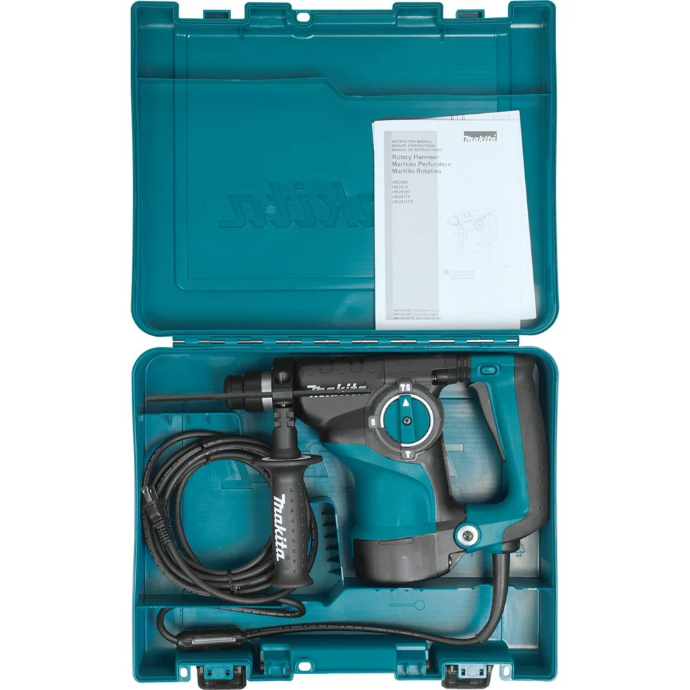 Makita 1-1/8" Rotary Hammer, accepts SDS-PLUS bits, 3-mode, var. spd., reversible, L.E.D. Light, case - Image 4
