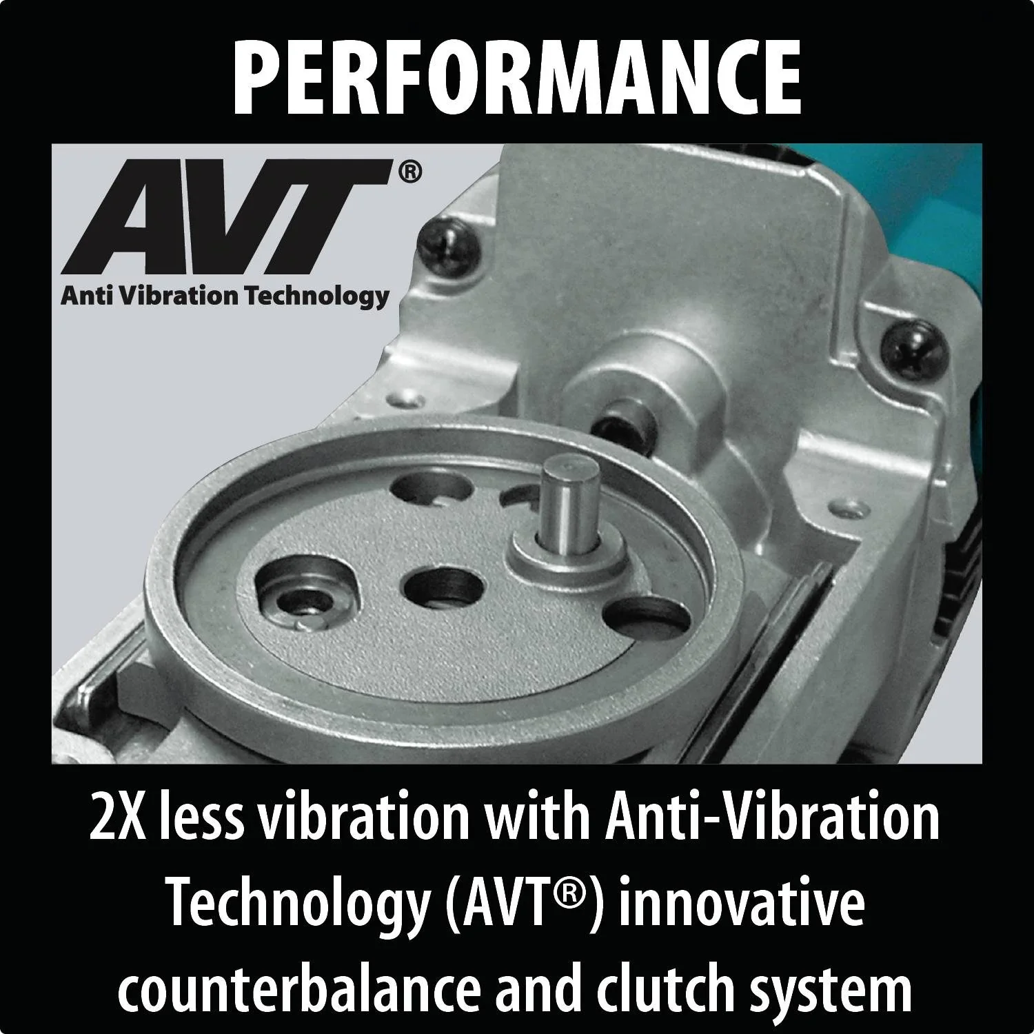 Makita AVT Recipro Saw, 15 AMP, var. spd., orbital, tool-less blade change and shoe adjustment, steel case - Image 5