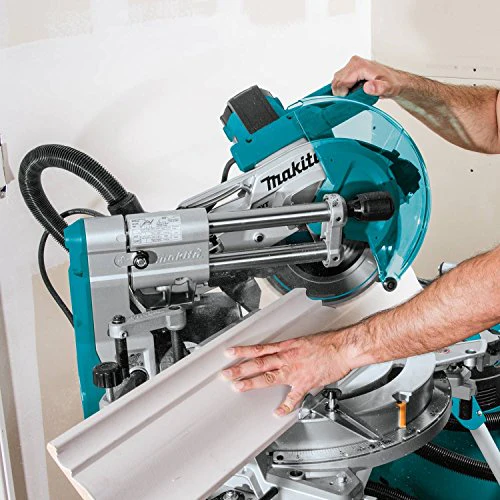 Makita LS1019LX 10" Dual-Bevel Sliding Compound Miter Saw with Laser and Stand - Image 11