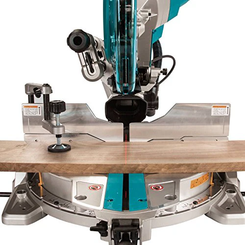 Makita LS1019LX 10" Dual-Bevel Sliding Compound Miter Saw with Laser and Stand - Image 7