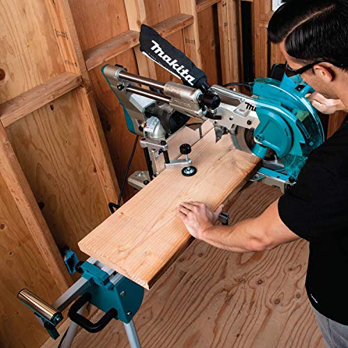 Makita LS1219LX 12" Dual-Bevel Sliding Compound Miter Saw with Laser and Stand - Image 9
