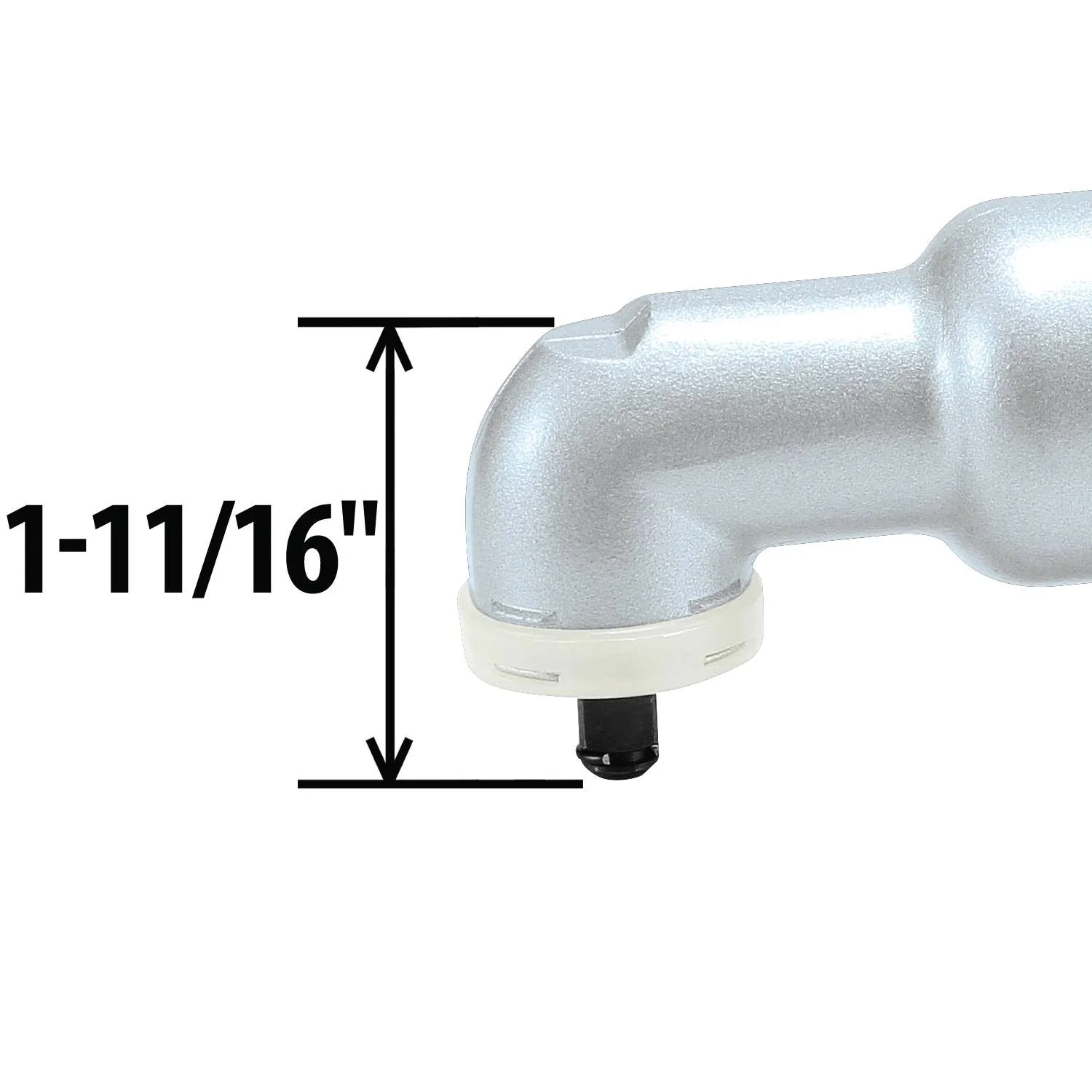 Makita LT02R1 - 12V max CXT Lithium-Ion Cordless 3/8" Sq. Drive Angle Impact Wrench Kit, var. spd., rev., L.E.D. Light, case (2.0Ah) - Image 4