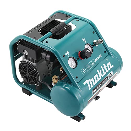 Makita Quiet Series, 1 HP, 2 Gallon, Oil-Free, Electric Air Compressor - Image 3