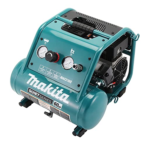 Makita Quiet Series, 1 HP, 2 Gallon, Oil-Free, Electric Air Compressor - Image 4