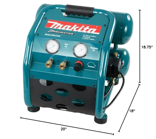 Makita MAC2400 2.5 HP Big Bore Air Compressor - Image 4