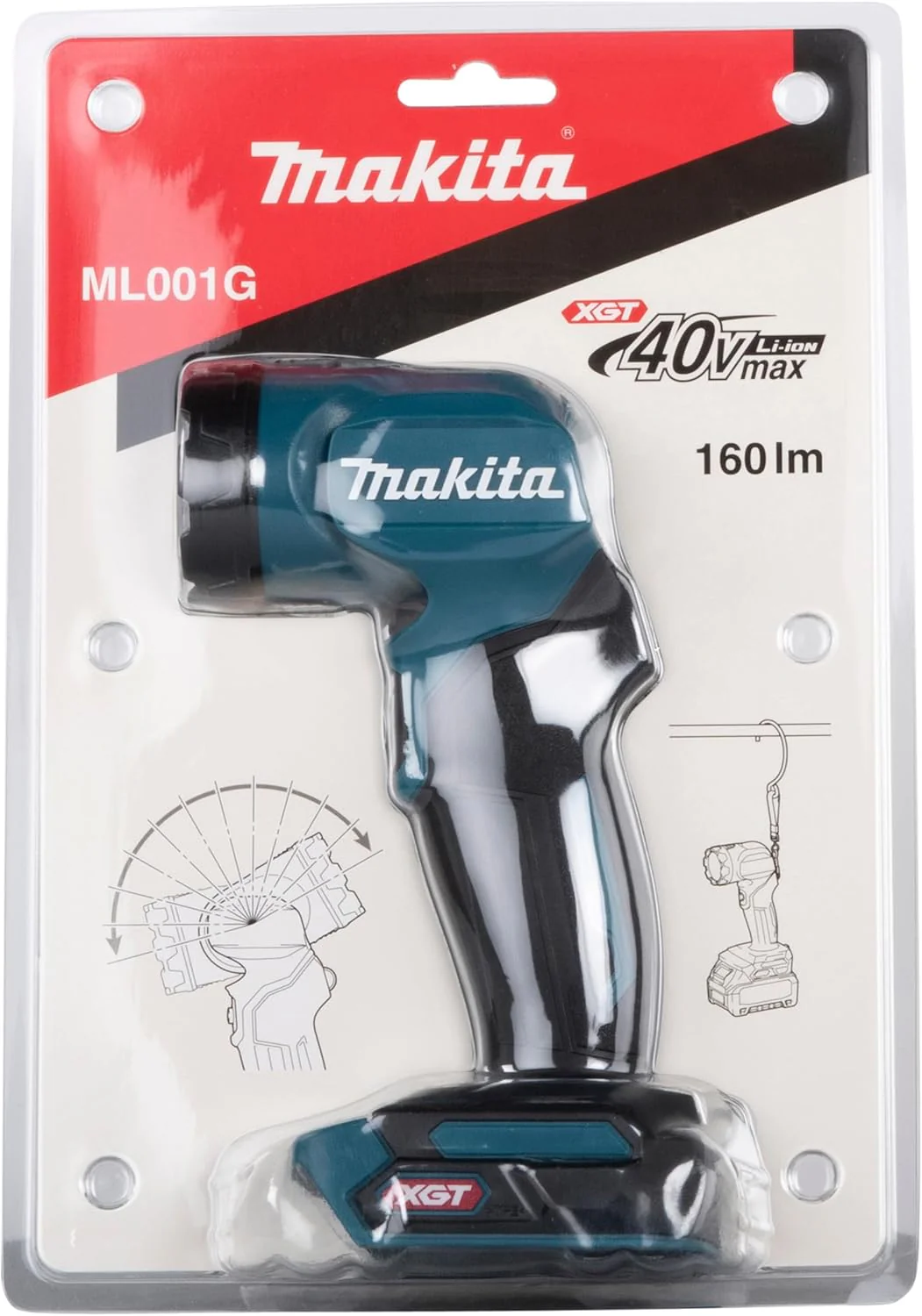 Makita ML001G 40V Max Xgt. Cordless L.E.D. Flashlight - Image 10