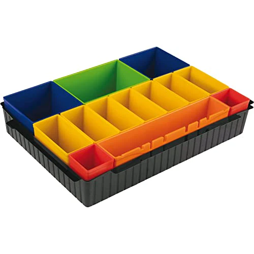 Makita MAKPAC Interlocking Case Insert Tray with Colored Compartments and Foam Lid - Image 2