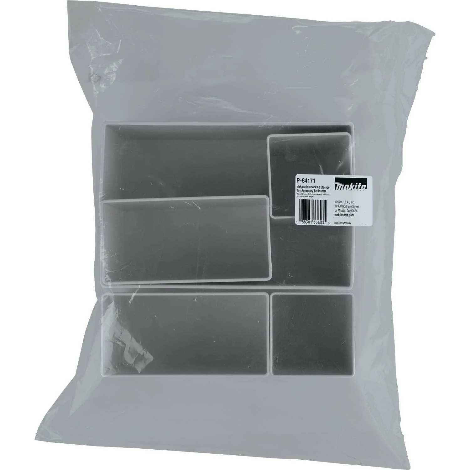 Makita P-84171 MAKPAC Interlocking Storage Box Inserts, 5/pk - Image 2