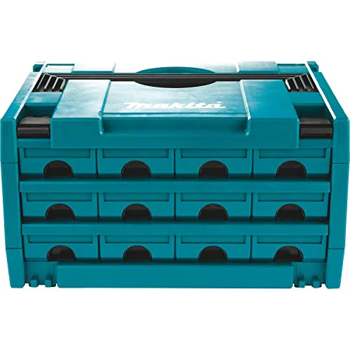 Makita P-84327 MAKPAC 12 Drawer Interlocking Case, 8-1/2" x 15-1/2" x 11-5/8" - Image 2