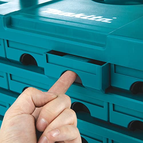 Makita P-84327 MAKPAC 12 Drawer Interlocking Case, 8-1/2" x 15-1/2" x 11-5/8" - Image 3