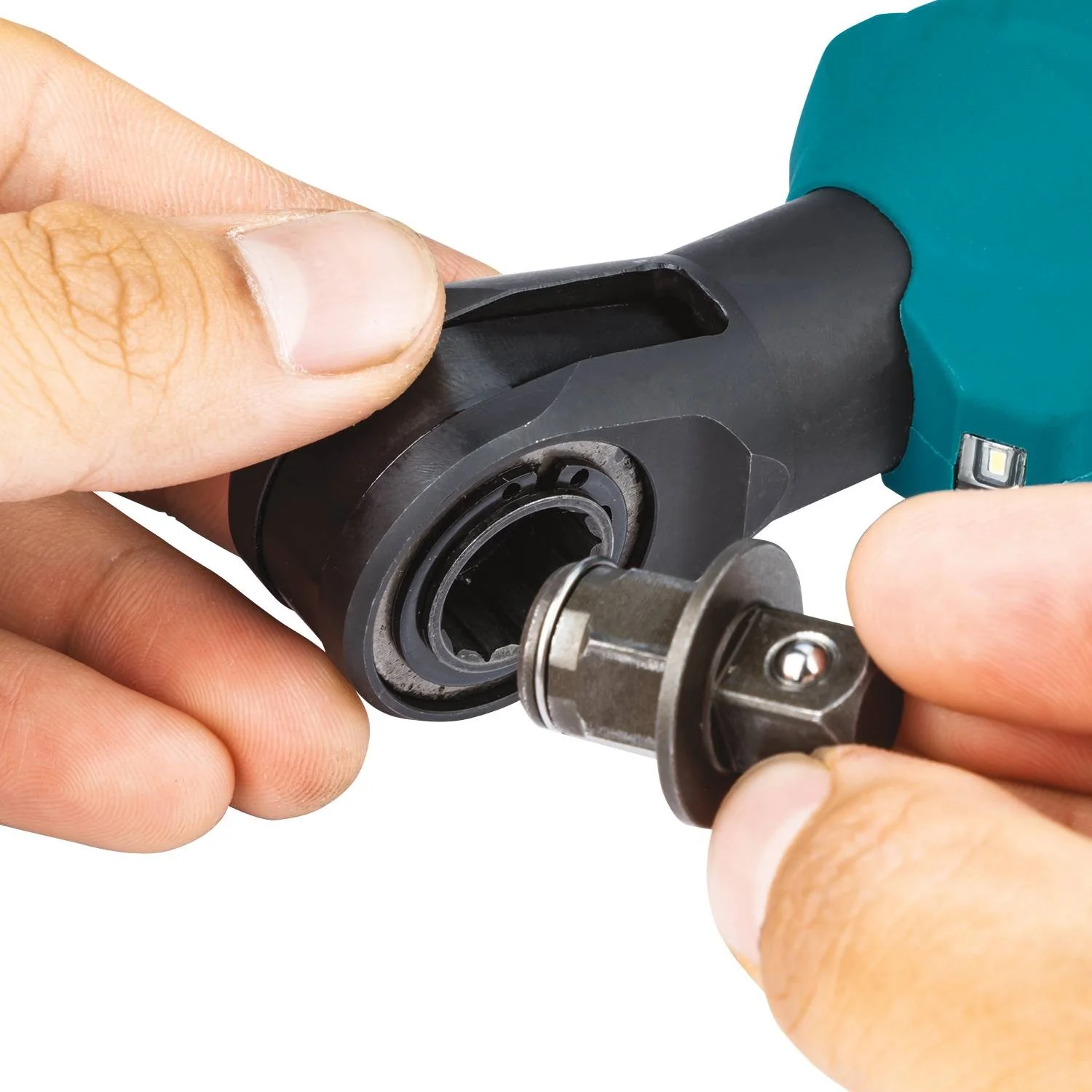 Makita 12V max CXT Lithium-Ion Cordless 3/8" / 1/4" Sq. Drive Ratchet (Bare Tool) - Image 2