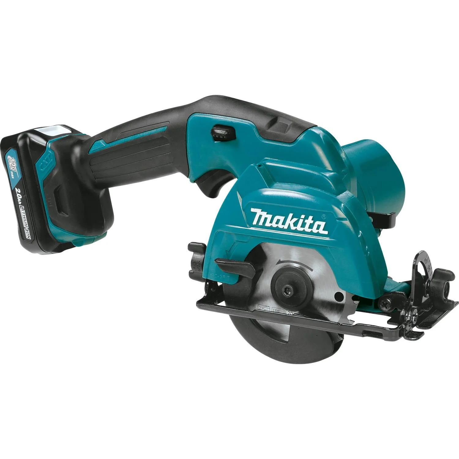 Makita 12V max CXT Lithium-Ion Cordless 3-3/8" Circular Saw Kit, case (2.0Ah) - Image 3