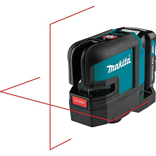 Makita 12V Max CXT Self-Leveling Cross-Line Red Beam Laser Combo Kit - Image 2
