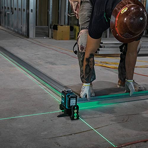 Makita (SK700GDNAJ) 12V Max CXT Lithium‑Ion Cordless Self‑Leveling 360° 3‑Plane Green Laser Kit - Image 9