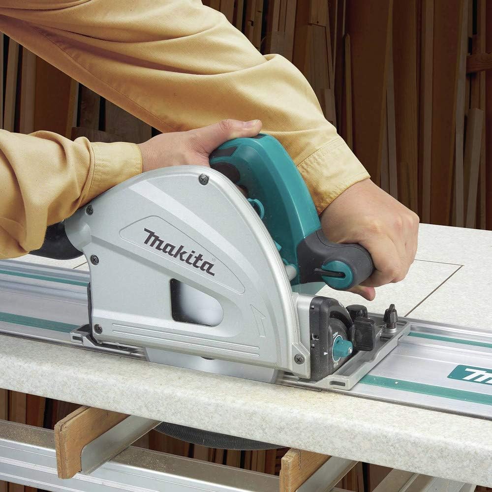 Makita (SP6000J1) 6-1/2" Plunge Circular Saw Kit with Stackable Tool Case and 55" Guide Rail - Image 8