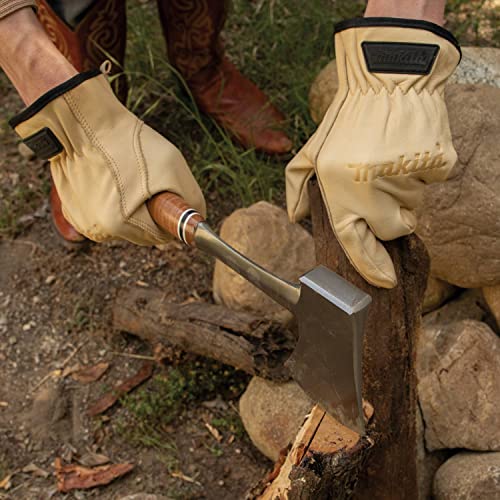 Makita 100% Genuine Leather Cow Driver Gloves - Image 3