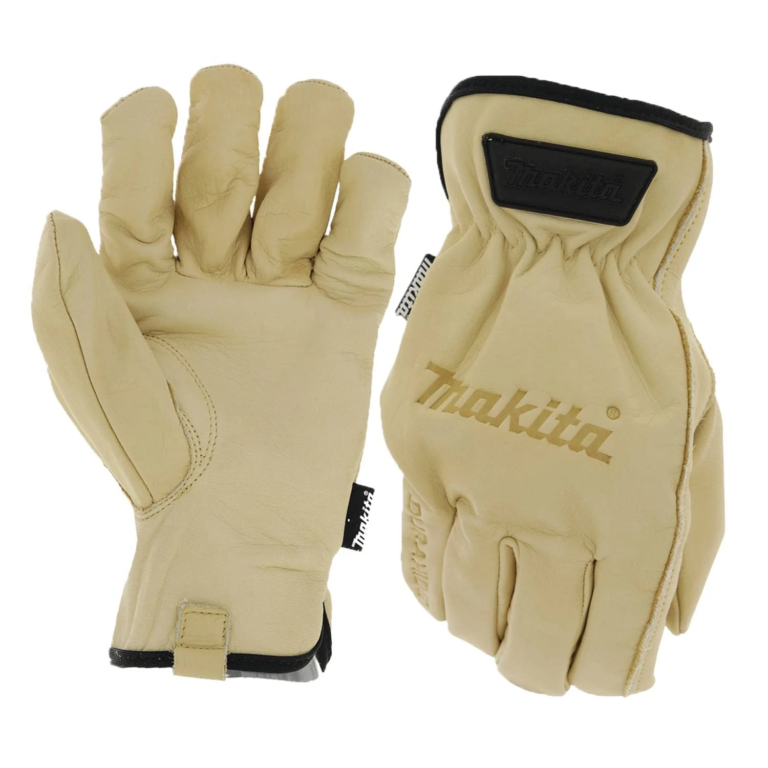 Makita T-04204 100% Genuine Leather Cow Driver Gloves (X-Large)