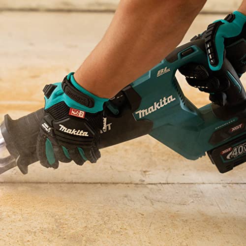 Makita Unisex Impact-rated T 04276 Advanced ANSI 2 Impact Rated Demolition Gloves Medium, Teal/Black, Medium US - Image 3