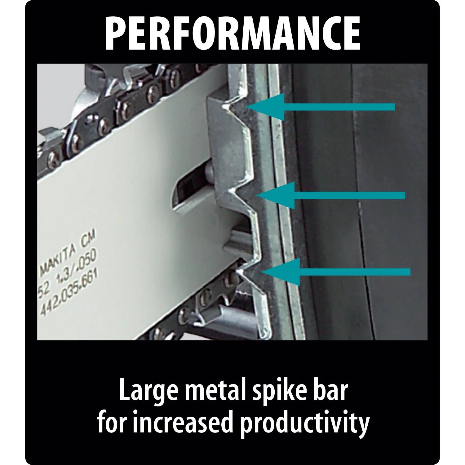 Makita UC3551A - 14" Electric Chain Saw (3/8", .050") - Image 4