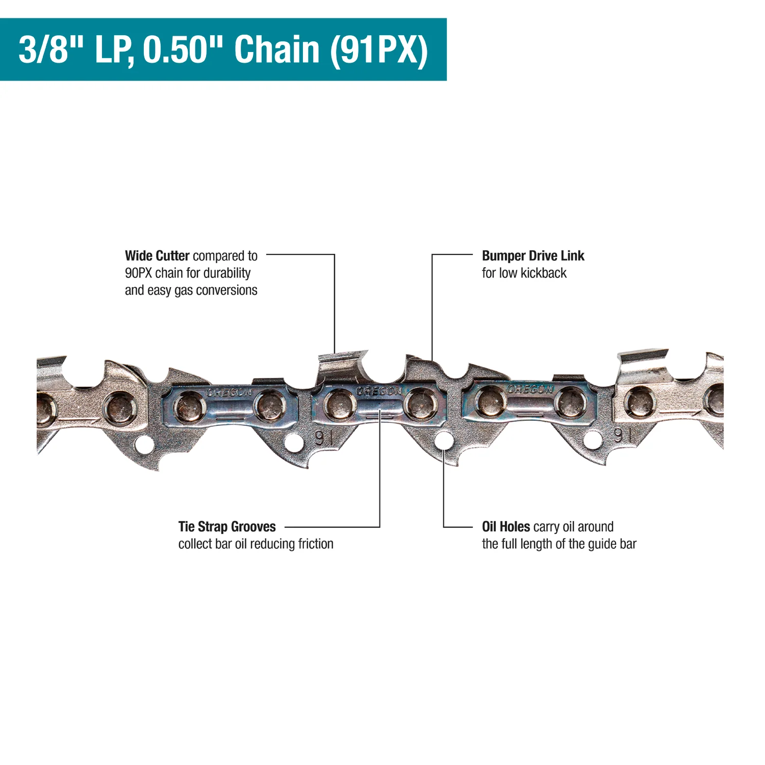 Makita 16 In. Electric Chain Saw (3/8", .050") - Image 2