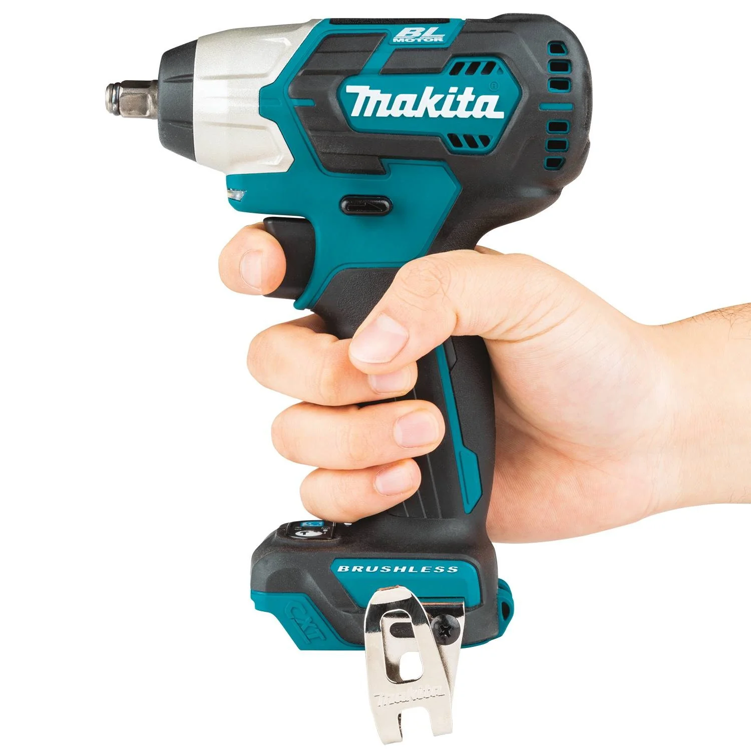Makita 12V Max CXT Lithium-Ion Brushless Cordless 3/8" Sq. Drive Impact Wrench (Bare Tool) - Image 2