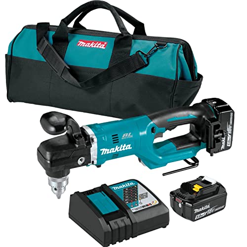 Makita (XAD05T) 18V LXT Lithium‑Ion Brushless Cordless 1/2" Right Angle Drill Kit (5.0Ah) - Image 12