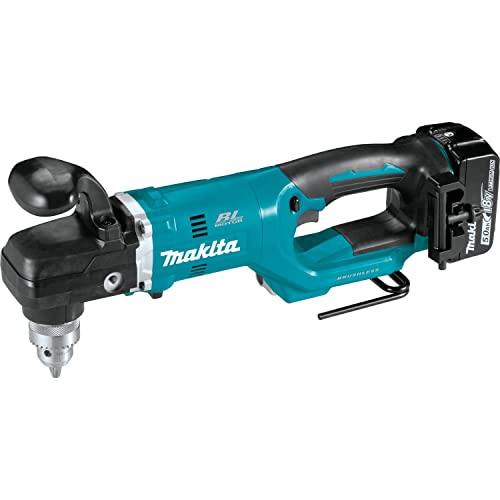 Makita (XAD05T) 18V LXT Lithium‑Ion Brushless Cordless 1/2" Right Angle Drill Kit (5.0Ah) - Image 4