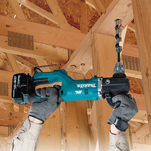 Makita (XAD05T) 18V LXT Lithium‑Ion Brushless Cordless 1/2" Right Angle Drill Kit (5.0Ah) - Image 9