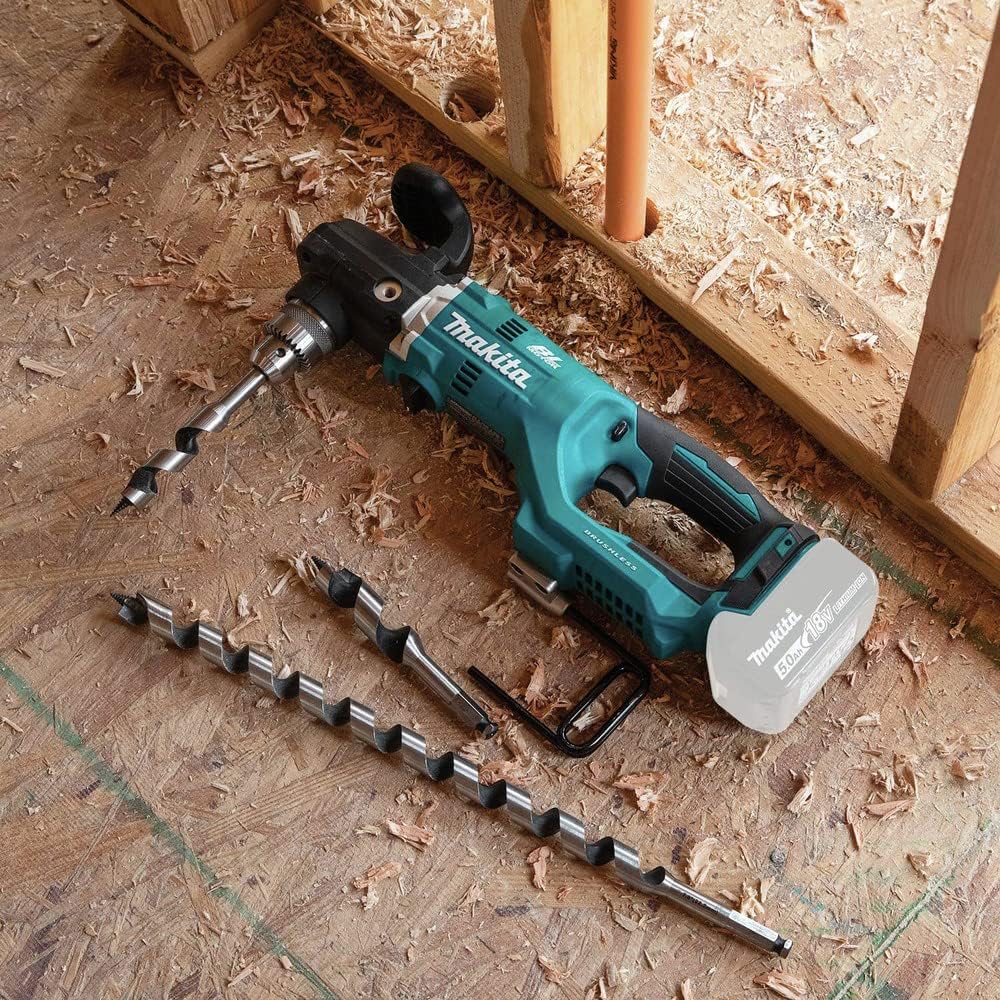 Makita XAD05Z 18V LXT Lithium-Ion Brushless Cordless 1/2" Right Angle Drill, Tool Only - Image 8