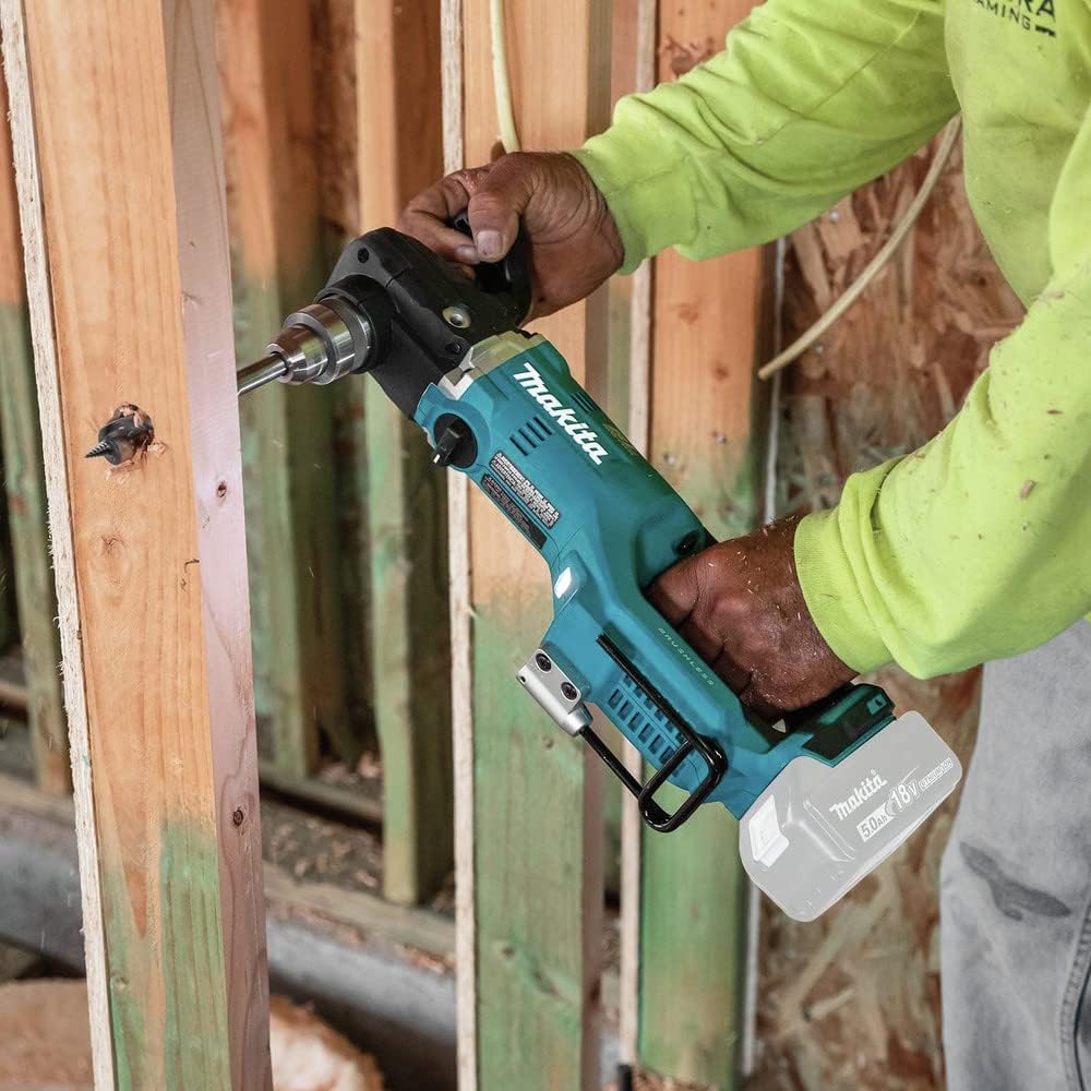 Makita XAD05Z 18V LXT Lithium-Ion Brushless Cordless 1/2" Right Angle Drill, Tool Only - Image 9