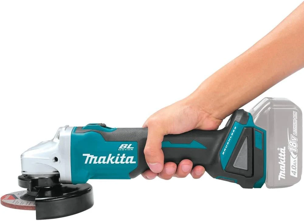Makita XAG09Z 18V LXT Lithium-Ion Brushless Cordless 4-1/2"/5" Cut-Off/Angle Grinder - Image 4