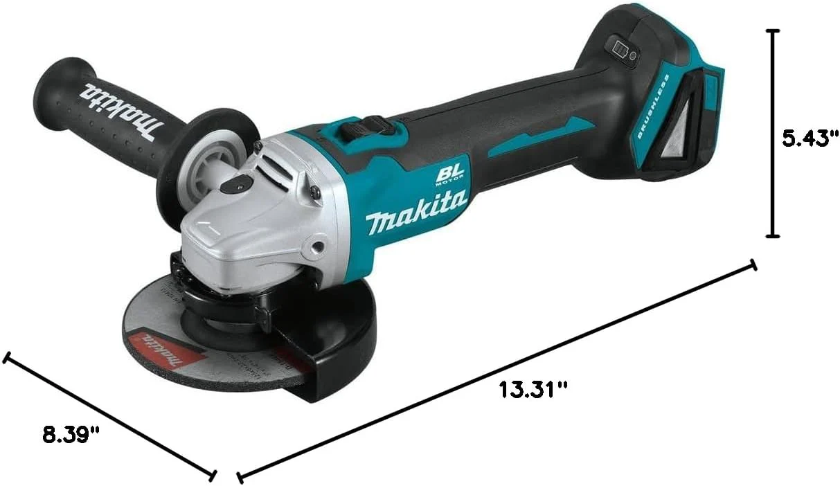 Makita XAG09Z 18V LXT Lithium-Ion Brushless Cordless 4-1/2"/5" Cut-Off/Angle Grinder - Image 8