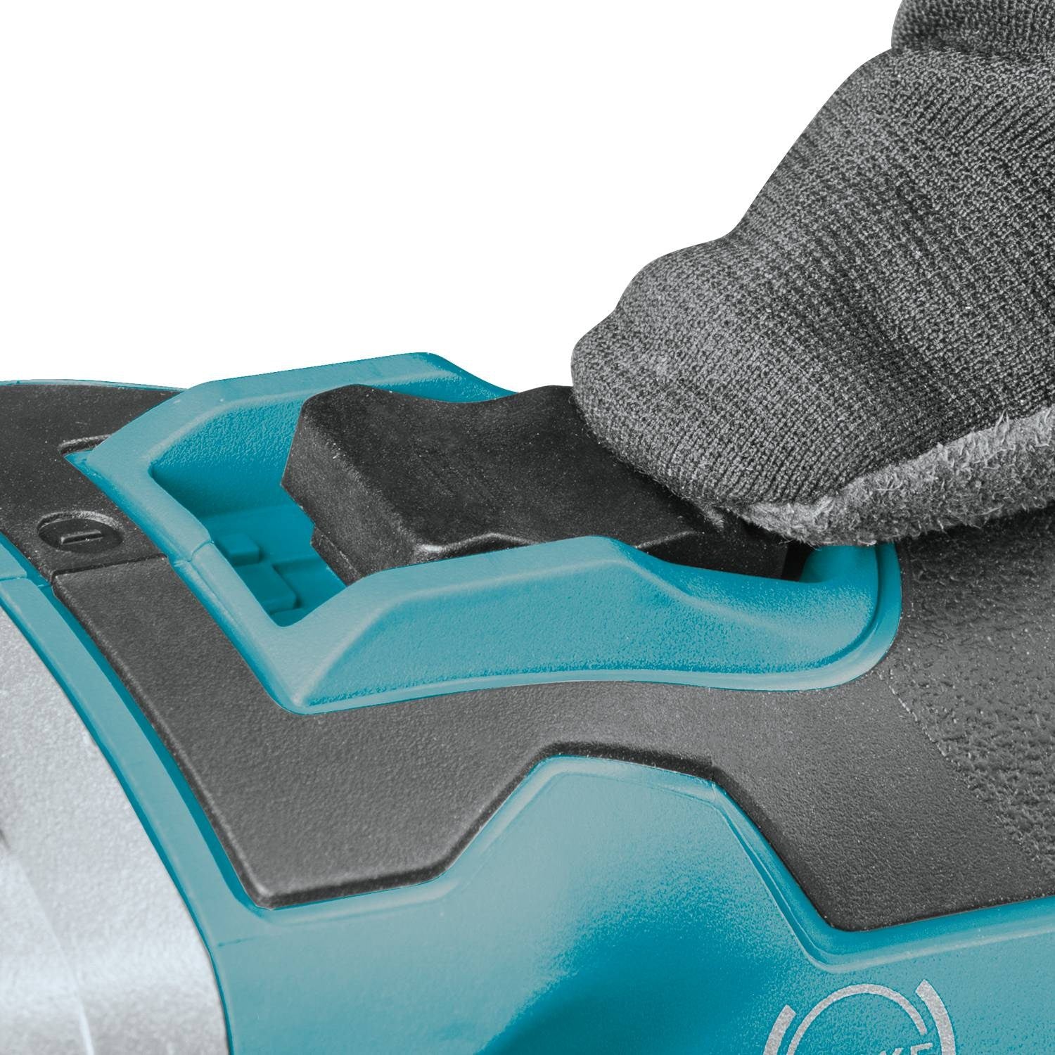 Makita XAG16Z - 18V LXT Lithium-Ion Brushless Cordless 4-1/2” / 5" Cut-Off/Angle Grinder, 3,000-8,500 RPM, var.spd., electric brake, no lock-off, lock-on (Bare Tool) - Image 4