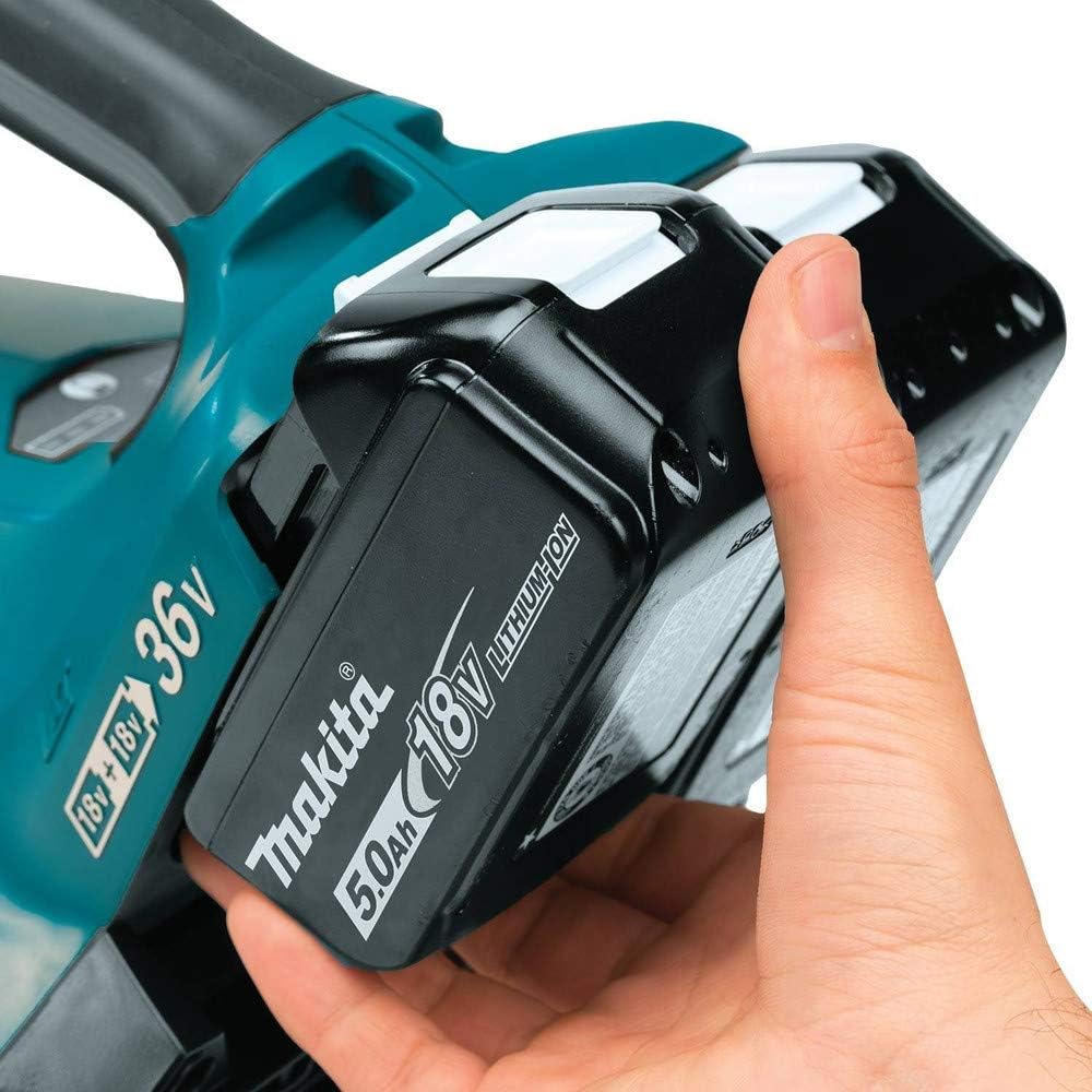 Makita XBU02PT 36V (18V X2) LXT Brushless Blower Kit, Teal (5.0Ah) Kit with two 5.0Ah batteries - Image 6