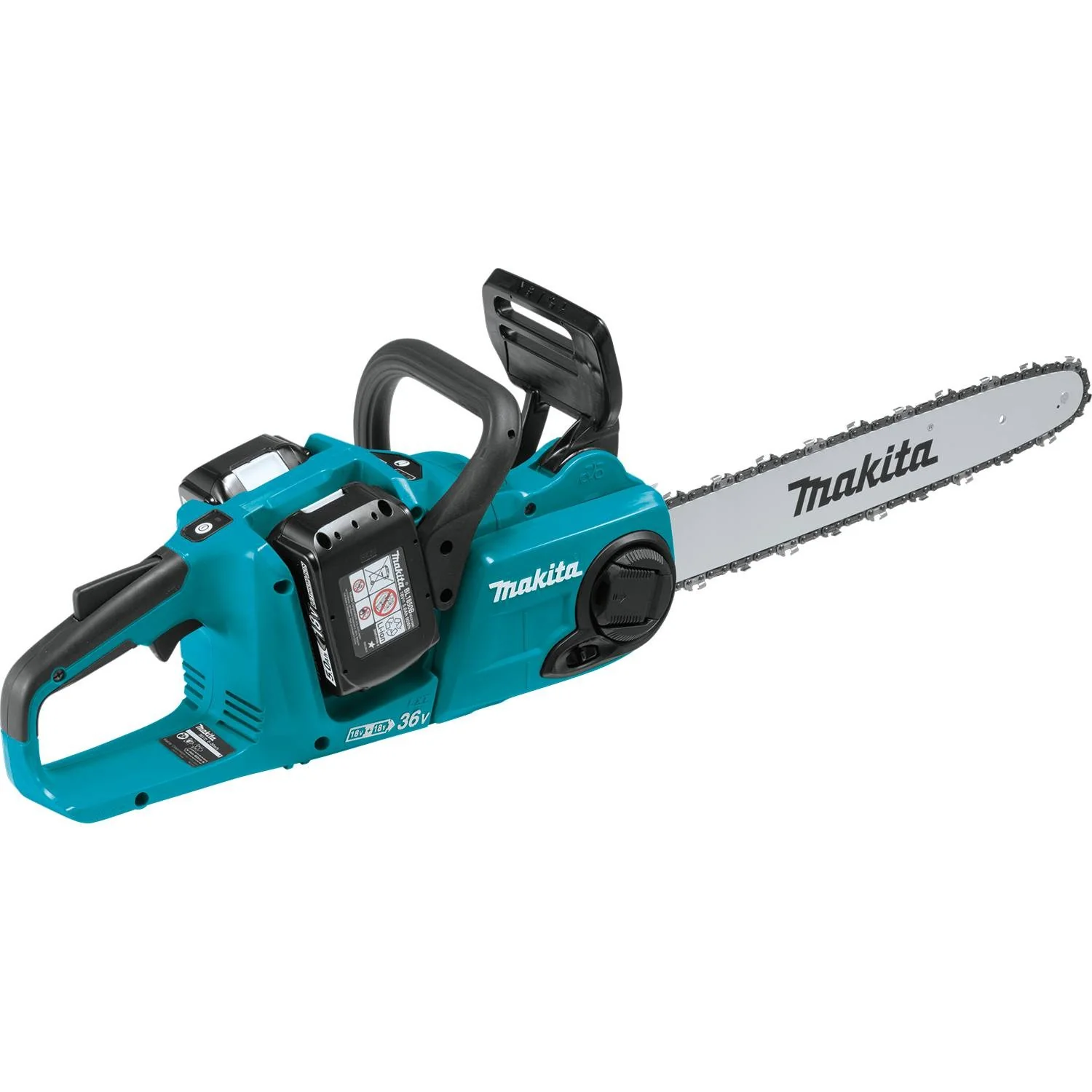 Makita (XCU04PT)18V LXT Brushless 16" Chain Saw Kit, dual port charger (5.0Ah) - Image 3